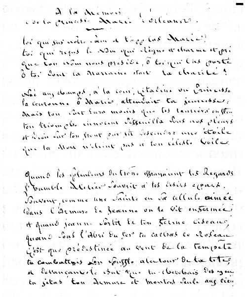 Manuscrit CP-Marie_d_Orleans