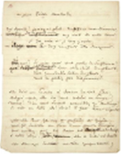 Manuscrit http-EnVente-AuJeunePoeteMalade