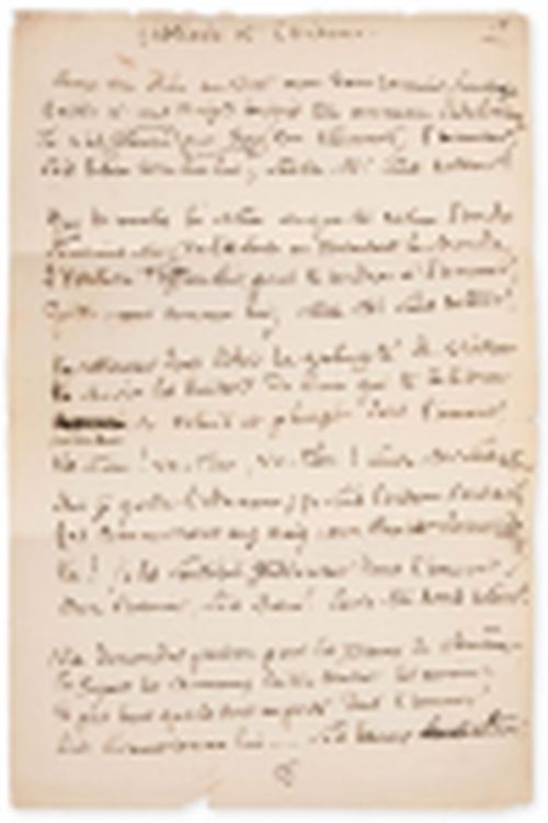 Manuscrit http-EnVente-L_Esclave_et_l_oiseau