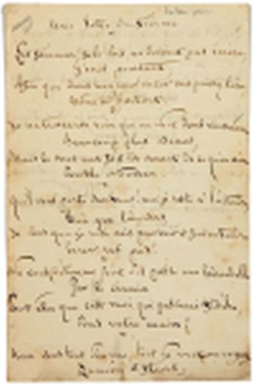 Manuscrit http-EnVente-UneLettreDeFemme